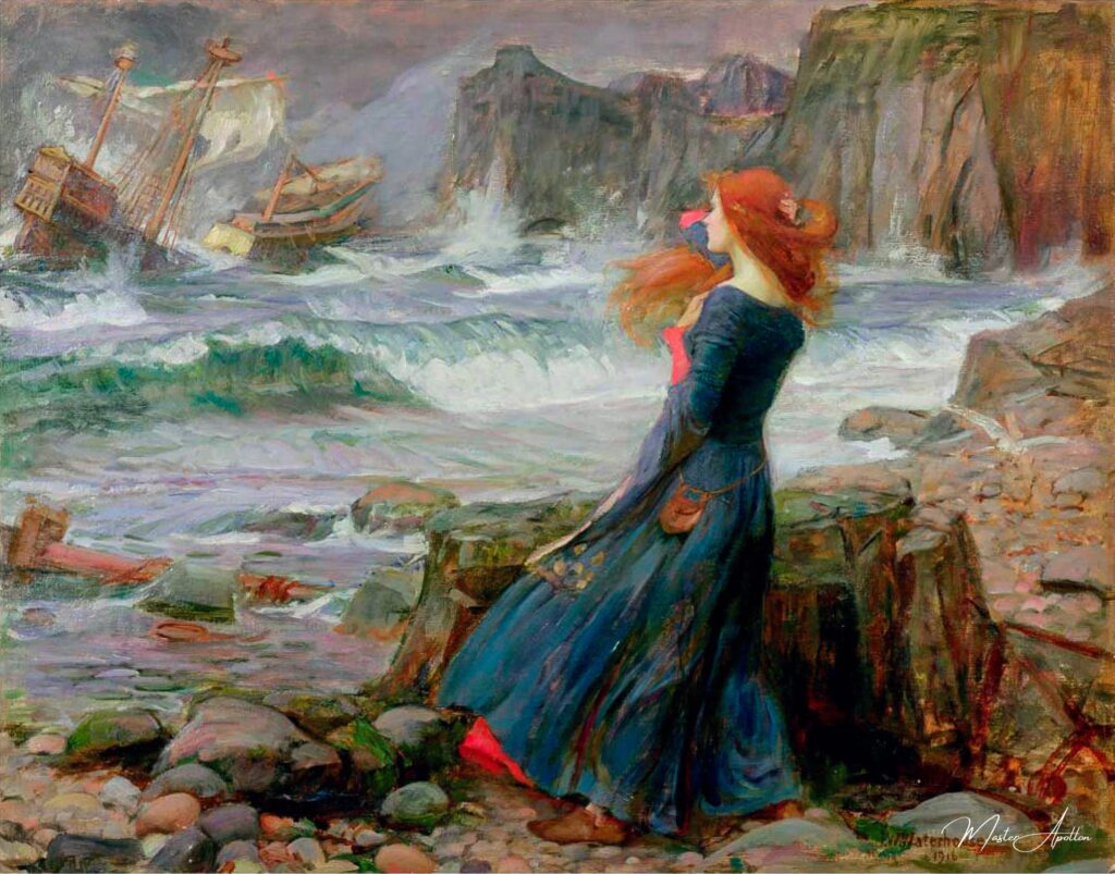 Miranda - The Tempest 2 - John William Waterhouse