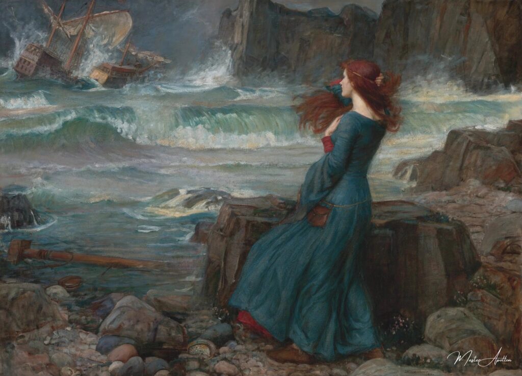 Miranda - The Tempest - John William Waterhouse