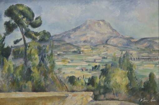 Montagne Sainte-Victoire 1890 - Paul Cézanne - Reproductions de tableaux et peintures haut de gamme