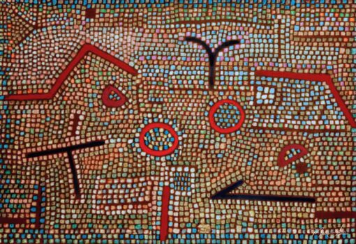 Mosaïque de Prhun - Paul Klee - Reproductions de tableaux et peintures haut de gamme