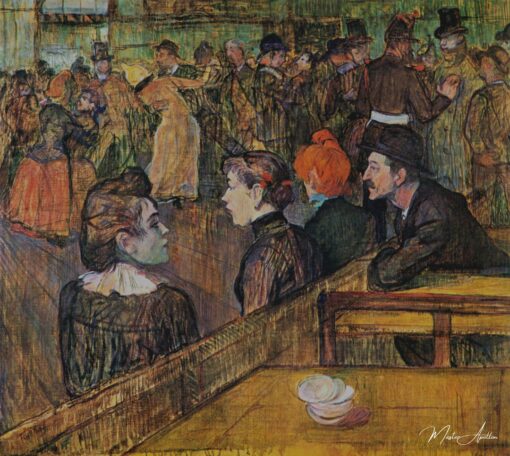 Moulin de la Galette - Toulouse Lautrec - Reproductions de tableaux et peintures haut de gamme