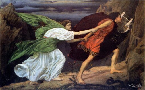Orphée et Eurydice - Edward Poynter - Reproductions de tableaux et peintures haut de gamme