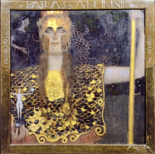 Pallas Athéna - Gustav Klimt - Reproductions de tableaux et peintures haut de gamme