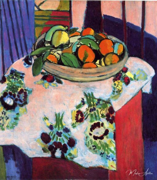 Panier d'oranges - Matisse - Reproductions de tableaux et peintures haut de gamme