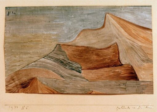 Paysages du Sud, 1933 - Paul Klee - Reproductions de tableaux et peintures haut de gamme
