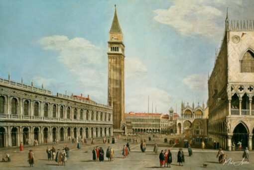 Piazza di San Marco - Canal Giovanni Antonio - Reproductions de tableaux et peintures haut de gamme