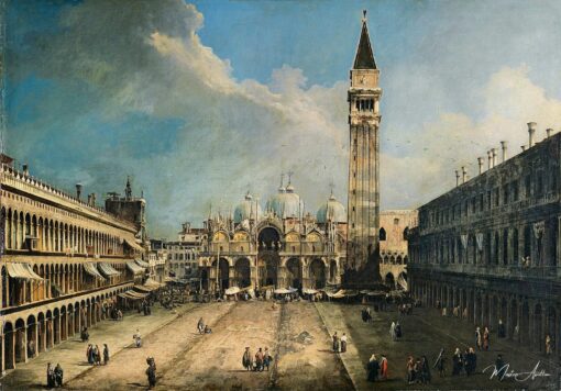 Place Saint-Marc (Canaletto) - Giovanni Antonio Canal - Reproductions de tableaux et peintures haut de gamme