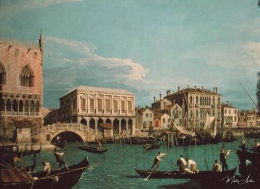 Pont des Soupirs - Giovanni Antonio Canal - Reproductions de tableaux et peintures haut de gamme