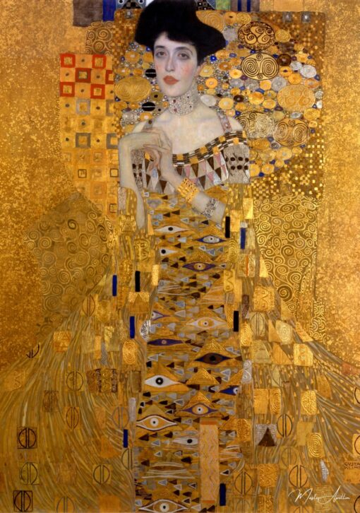 Portrait d'Adele Bloch-Bauer I (version portrait) - Gustav Klimt - Reproductions de tableaux et peintures haut de gamme