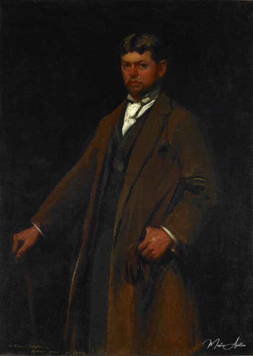Portrait de Carl Gustav Waldeck - Robert Henri - Reproductions de tableaux et peintures haut de gamme