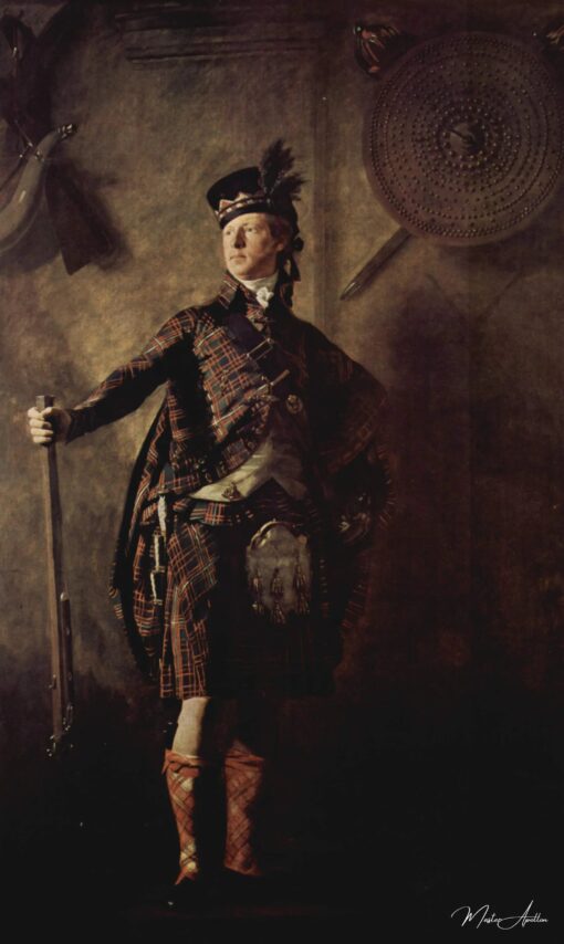 Portrait du Colonel Alasdair Mcdonnell de Glengarry - Sir Henry Raeburn - Reproductions de tableaux et peintures haut de gamme