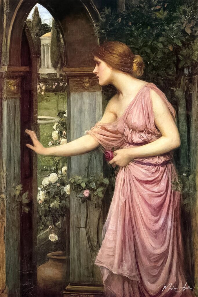 Psyche Entering Cupid's Garden - John William Waterhouse