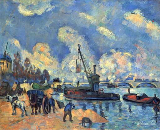 Quai de Bercy, Paris - Paul Cézanne - Reproductions de tableaux et peintures haut de gamme