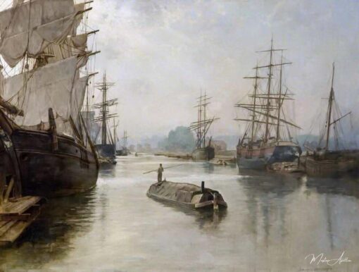 Quais de Gloucester - John Collier Reproductions de tableaux à la peinture à l’huile