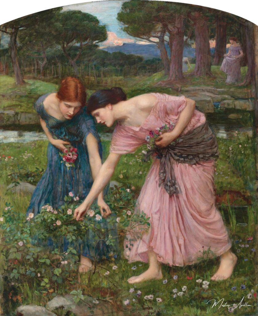 Gather ye rosebuds while ye may - John William Waterhouse