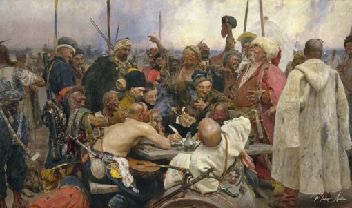 Réponse des Cosaques de Zaporozhie - Yorck - Ilya Repin - Reproductions de tableaux et peintures haut de gamme