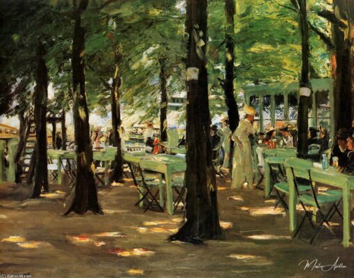 Restaurant De Oude Vink " dans souffrir - Max Liebermann - Reproductions de tableaux et peintures haut de gamme