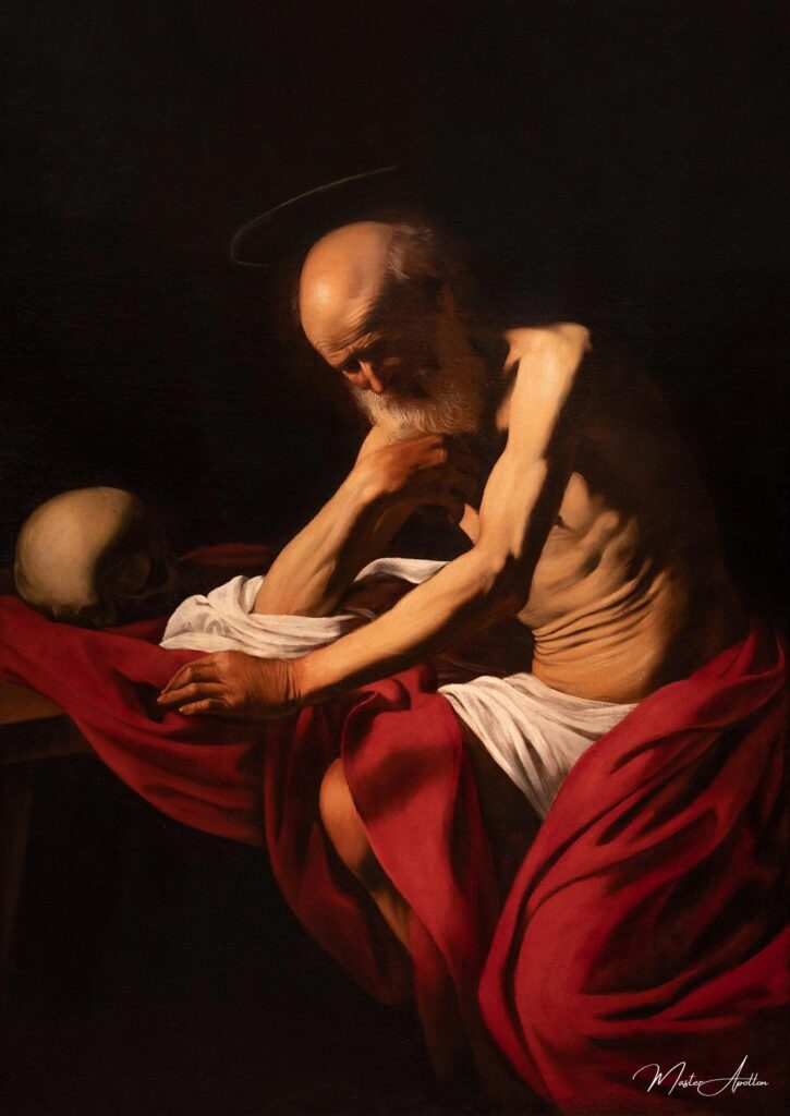 Saint Jerome in Meditation – Caravaggio