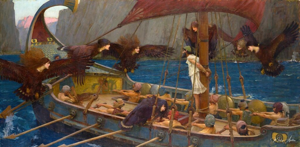 Ulysses and the Sirens -  John William Waterhouse